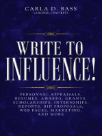 Write to Influence!