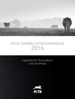 PETA Tierrechtskonferenz 2016: Legalisierte Tierquälerei und Auswege