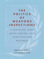 The Politics of Weapons Inspections: Assessing WMD Monitoring and Verification Regimes