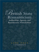 British State Romanticism: Authorship, Agency, and Bureaucratic Nationalism