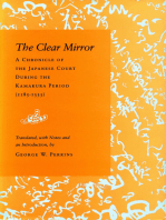 The Clear Mirror: A Chronicle of the Japanese Court During the Kamakura Period (1185-1333)