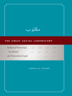 The Great Social Laboratory: Subjects of Knowledge in Colonial and Postcolonial Egypt