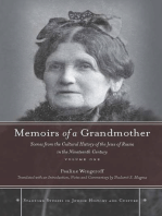 Memoirs of a Grandmother: Scenes from the Cultural History of the Jews of Russia in the Nineteenth Century, Volume One