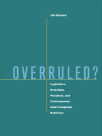 Overruled?: Legislative Overrides, Pluralism, and Contemporary Court-Congress Relations