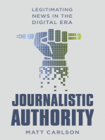 Journalistic Authority: Legitimating News in the Digital Era