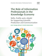 The Role of Information Professionals in the Knowledge Economy: Skills, Profile and a Model for Supporting Scientific Production and Communication