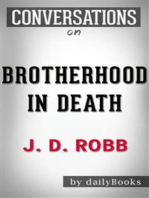 Brotherhood in Death: by J. D. Robb | Conversation Starters​​​​​​​
