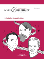 Schnitzler, Horváth, Haas: Österreichische Musikzeitschrift 04/2016
