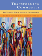 Transforming Community: The Wesleyan Way to Missional Congregations