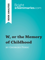 W, or the Memory of Childhood by Georges Perec (Book Analysis): Detailed Summary, Analysis and Reading Guide