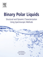 Binary Polar Liquids: Structural and Dynamic Characterization Using Spectroscopic Methods