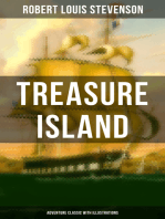 Treasure Island (Adventure Classic with Illustrations): Adventure Tale of Buccaneers and Buried Gold