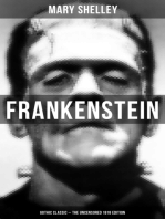 Frankenstein (Gothic Classic - The Uncensored 1818 Edition): Science Fiction Classic