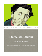 Alban Berg. El maestro de la transición mínima (Monografías musicales): Obra completa 13/3