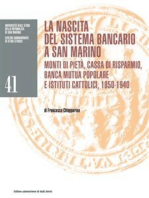 La nascita del sistema bancario a San Marino: Monti di pietà, Cassa di risparmio, Banca mutua popolare e istituti cattolici, 1850-1940