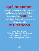 Qué hacemos con los bancos