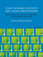 Cómo escribir con éxito en cada profesión