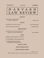 Harvard Law Review: Volume 130, Number 8 - June 2017