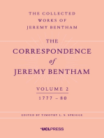 The Correspondence of Jeremy Bentham, Volume 2