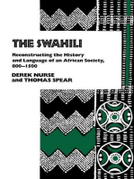 The Swahili: Reconstructing the History and Language of an African Society, 8-15