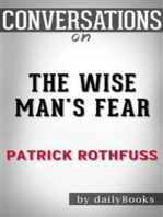 The Wise Man's Fear: by Patrick Rothfuss | Conversation Starters​​​​​​​