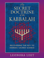 The Secret Doctrine of the Kabbalah: Recovering the Key to Hebraic Sacred Science