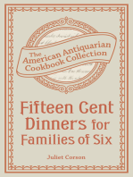 Fifteen Cent Dinners for Families of Six