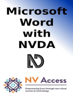 Microsoft Word with NVDA