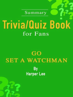 Go Set a Watchman: A Novel by Harper Lee: ...Summary Trivia/Quiz Book for Fans