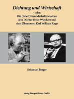 Dichtung und Wirtschaft - oder: Die (Brief-)Freundschaft zwischen dem Dichter Ernst Wiechert und dem Ökonomen Karl William Kapp