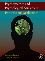 Psychometrics and Psychological Assessment: Principles and Applications
