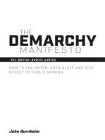 The Demarchy Manifesto: For Better Public Policy