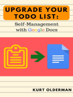 Upgrade your Todo List: Self-Management with Google Docs