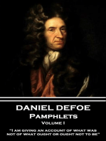 Pamphlets - Volume I: “I am giving an account of what was, not of what ought or ought not to be.”