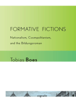 Formative Fictions: Nationalism, Cosmopolitanism, and the Bildungsroman