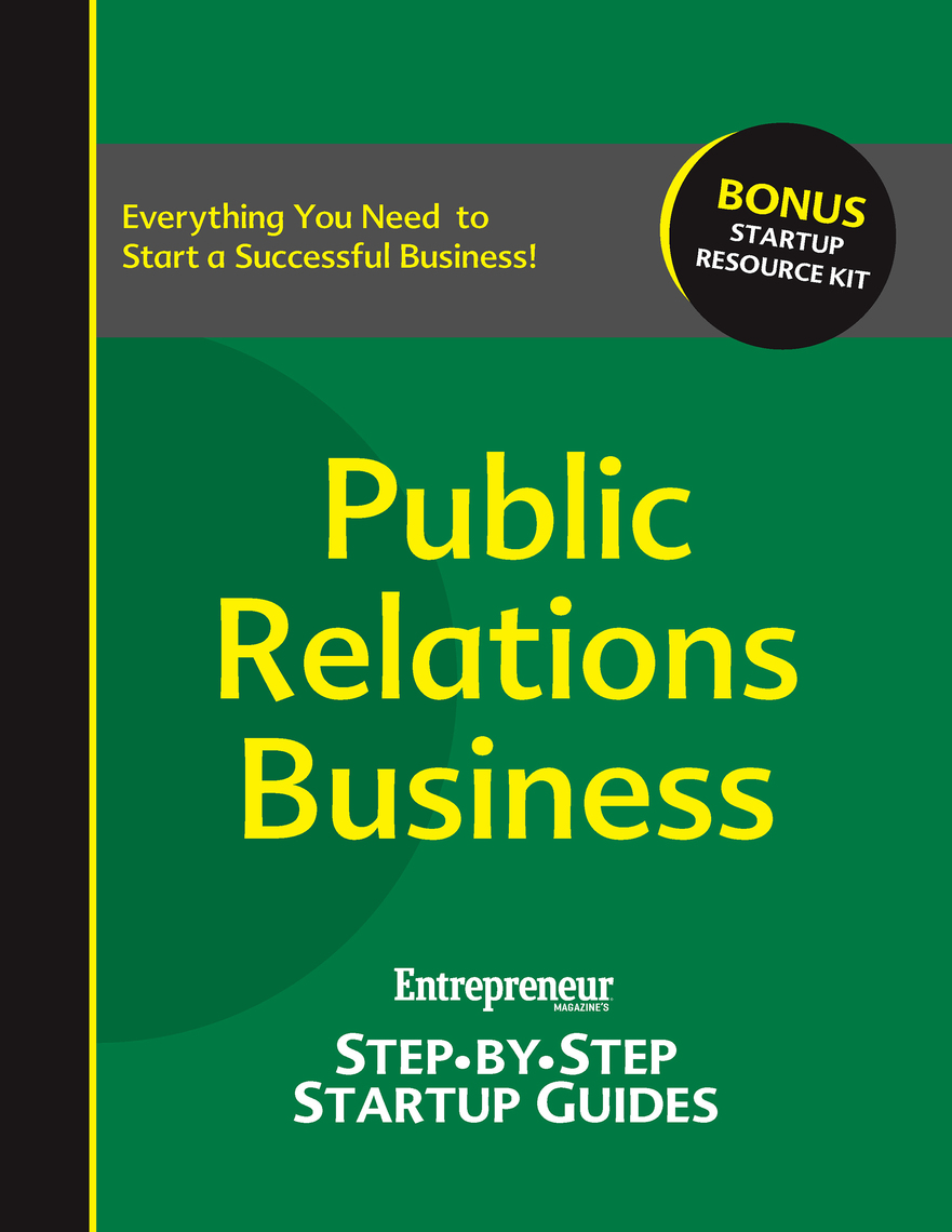 Public Relations Business by Entrepreneur magazine Ebook Everand