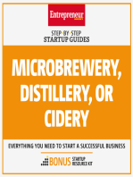 Microbrewery, Distillery, or Cidery: Step-by-Step Startup Guide