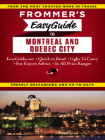 Frommer's EasyGuide to Montreal and Quebec City