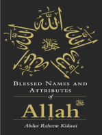 Blessed Names and Attributes of Allah