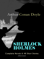 SHERLOCK HOLMES: Complete Novels & 48 Short Stories (Illustrated): A Study in Scarlet, The Sign of Four, The Hound of the Baskervilles, The Valley of Fear, The Adventures of Sherlock Holmes, The Memoirs of Sherlock Holmes, The Return of Sherlock Holmes, His Last Bow…