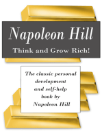Think and Grow Rich! The classic personal development and self-help book by Napoleon Hill