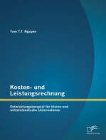 Kosten- und Leistungsrechnung: Entwicklungsbeispiel für kleine und mittelständische Unternehmen