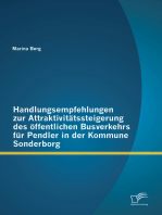 Handlungsempfehlungen zur Attraktivitätssteigerung des öffentlichen Busverkehrs für Pendler in der Kommune Sonderborg