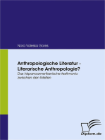 Anthropologische Literatur - Literarische Anthropologie?: Das hispanoamerikanische testimonio zwischen den Welten