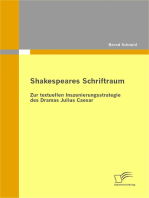 Shakespeares Schriftraum: Zur textuellen Inszenierungsstrategie des Dramas Julius Caesar