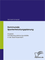 Kommunale Sportentwicklungsplanung: Praxisfall: Familienfreundliche Sportstätte in der Stadt Rosenheim