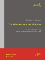 Das Adoptionsrecht der VR China