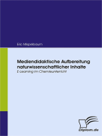 Mediendidaktische Aufbereitung naturwissenschaftlicher Inhalte: E-Learning im Chemieunterricht