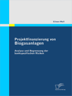 Projektfinanzierung von Biogasanlagen