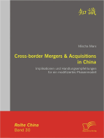 Cross-border Mergers & Acquisitions in China: Implikationen und Handlungsempfehlungen für ein modifiziertes Phasenmodell